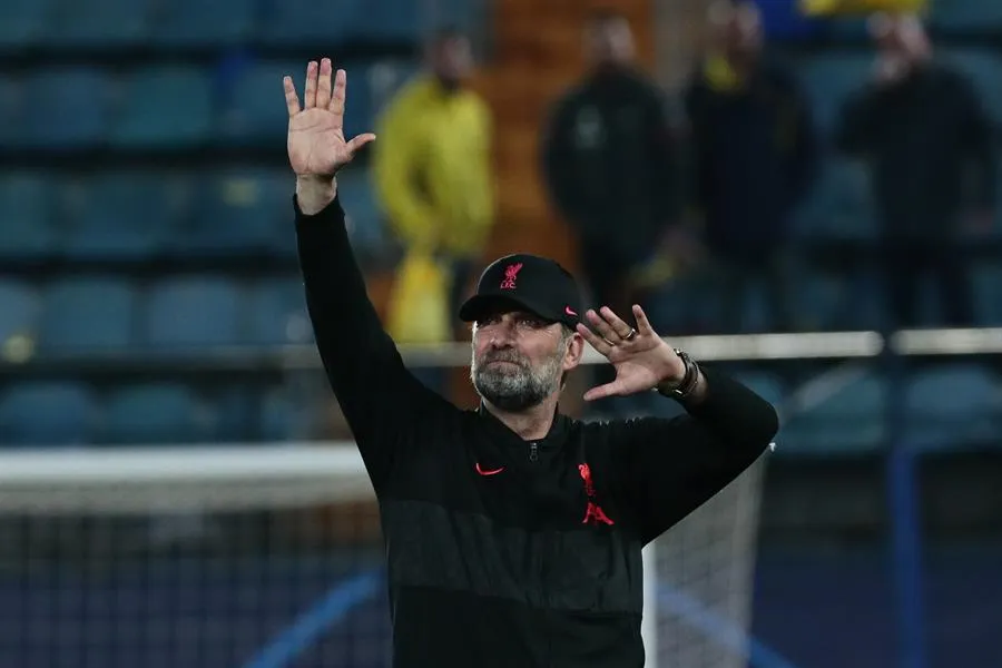Jürgen Klopp durante un partido con Liverpool