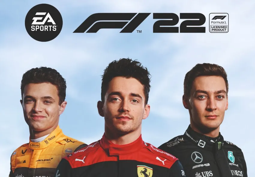 Portada estandar de F1 22