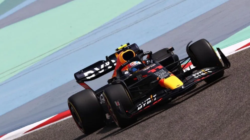 Sergio Pérez en competencia