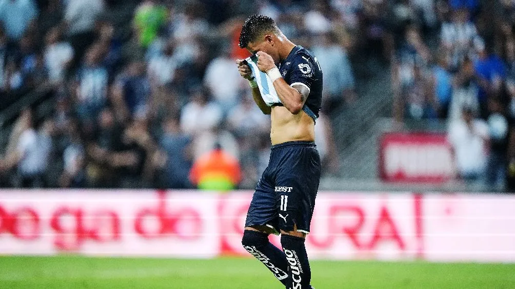 MEXSPORT Maxi Meza lamentándose tras fallar su penalti ante Atlético San Luis