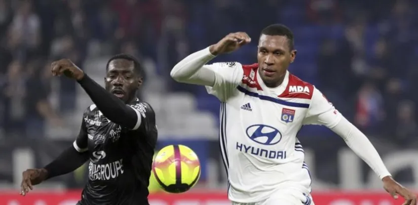 Marcelo en un partido del Lyon