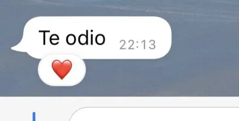 Reacciones en WhatsApp