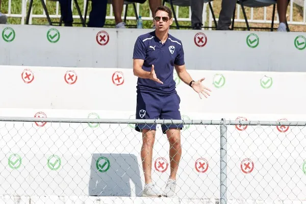 Guille Franco con la Sub 20 de Rayados