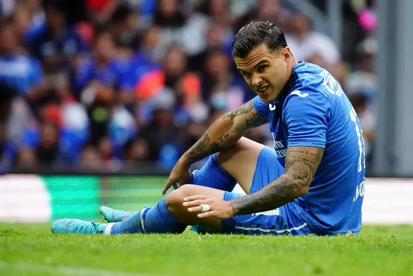 Tabó en un partido de Cruz Azul