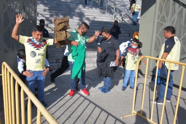 Operativo de Seguridad en el Estadio Cuauhtémoc