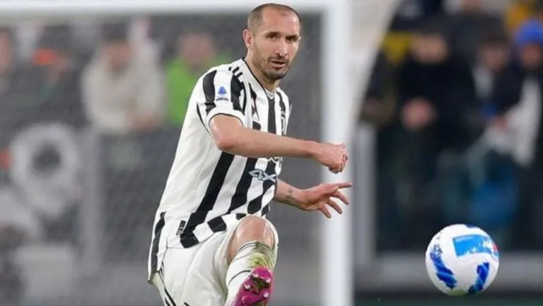 Chiellini en un partido de la Juventus