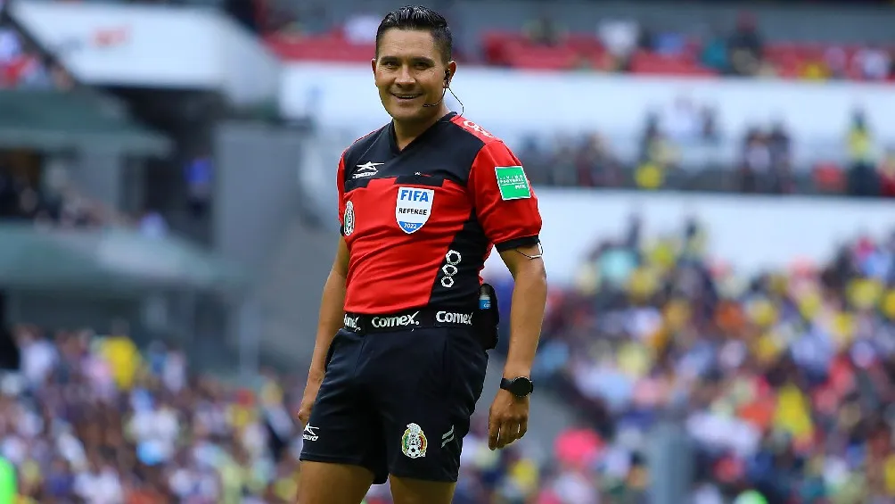 Fernando Guerrero durante el partido ente América y Puebla