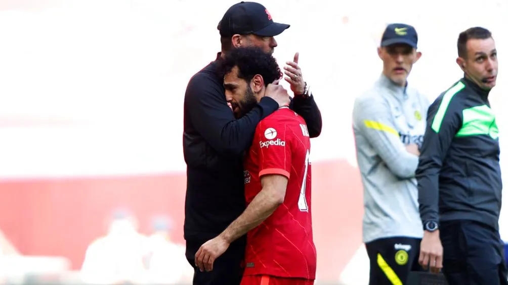 Klopp le dio un abrazo cálido a su jugador