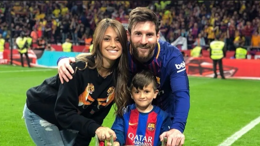 INSTAGRAM | @LEOMESSI Messi y su familia celebrando título del Barcelona