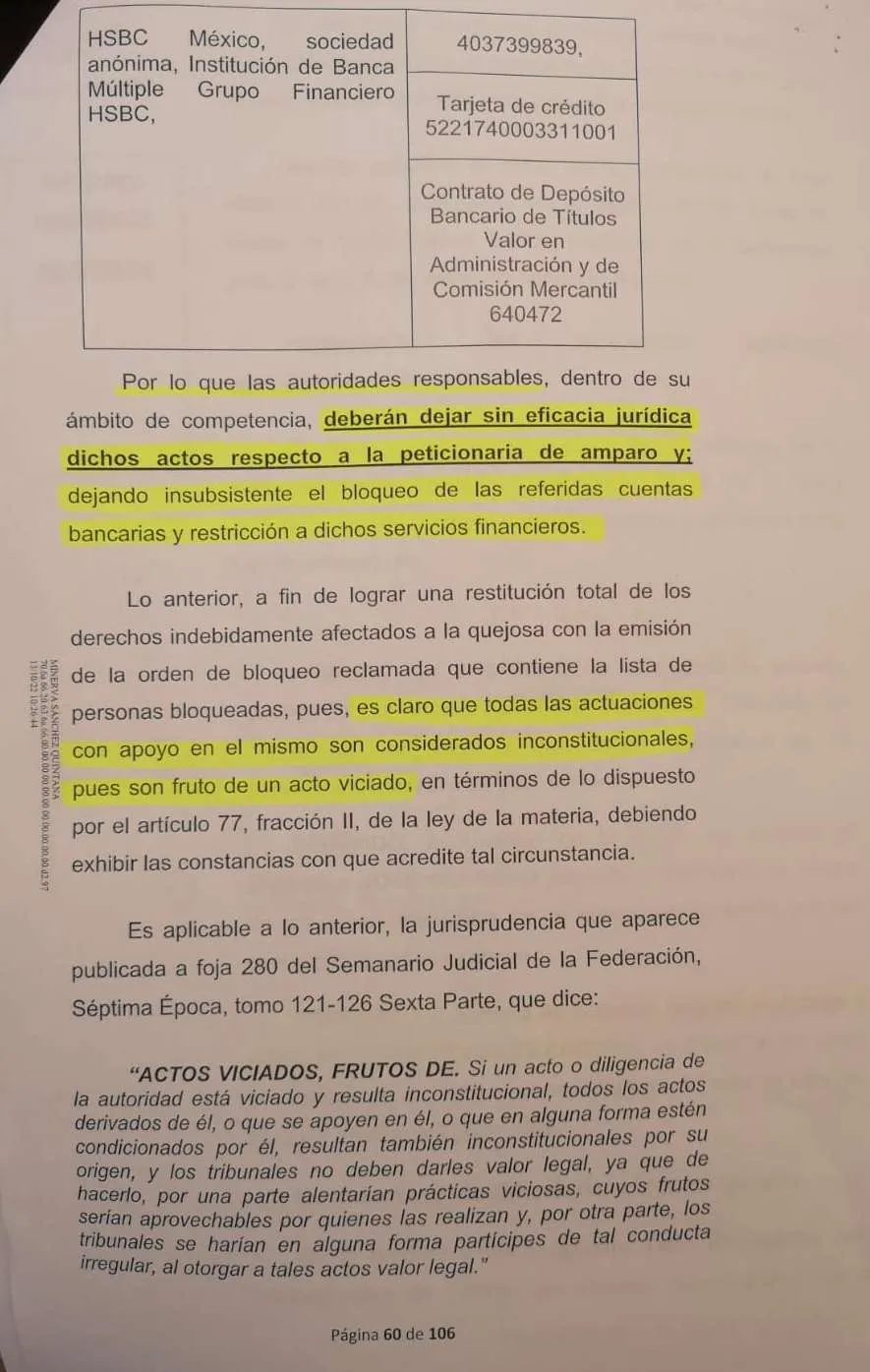 ESPECIAL Juicio de amparo indirecto promovido por José Alfredo Álvarez Cuevas