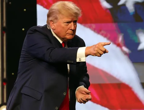 Donald Trump en un evento