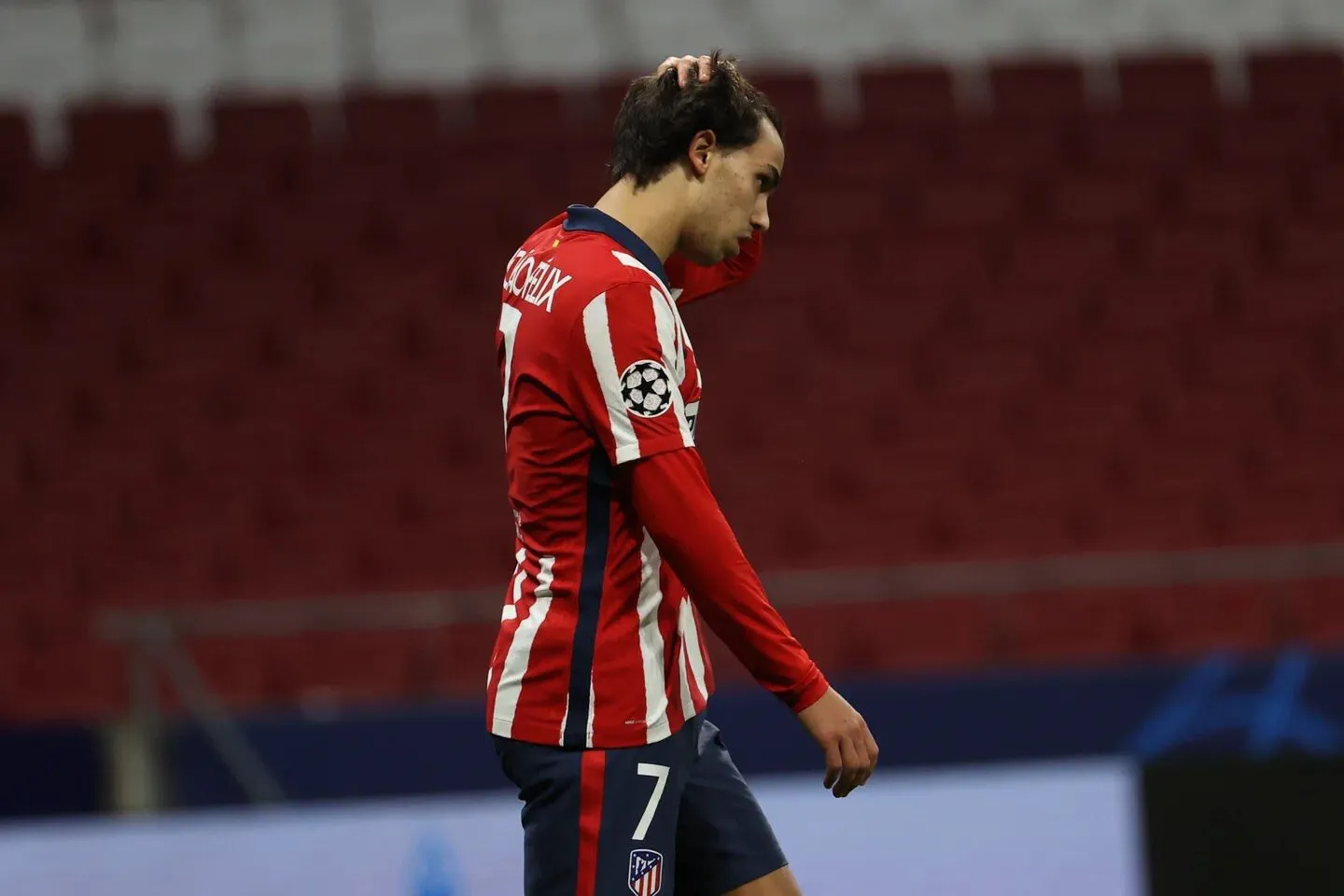 Joao Felix en partido con Atlético de Madrid