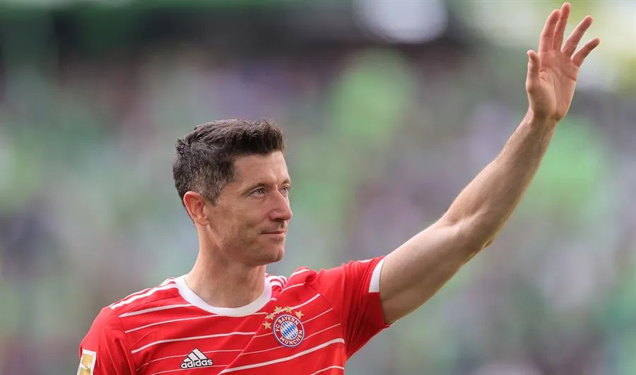 EFE Lewandowski durante un partido con el Bayern Munich