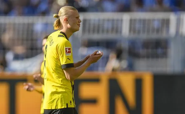 EFE Erling Haaland en su último partido con el BVB