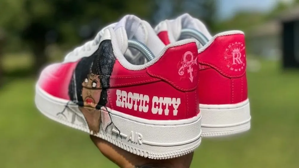 Tenis personalizados con retrato de Prince