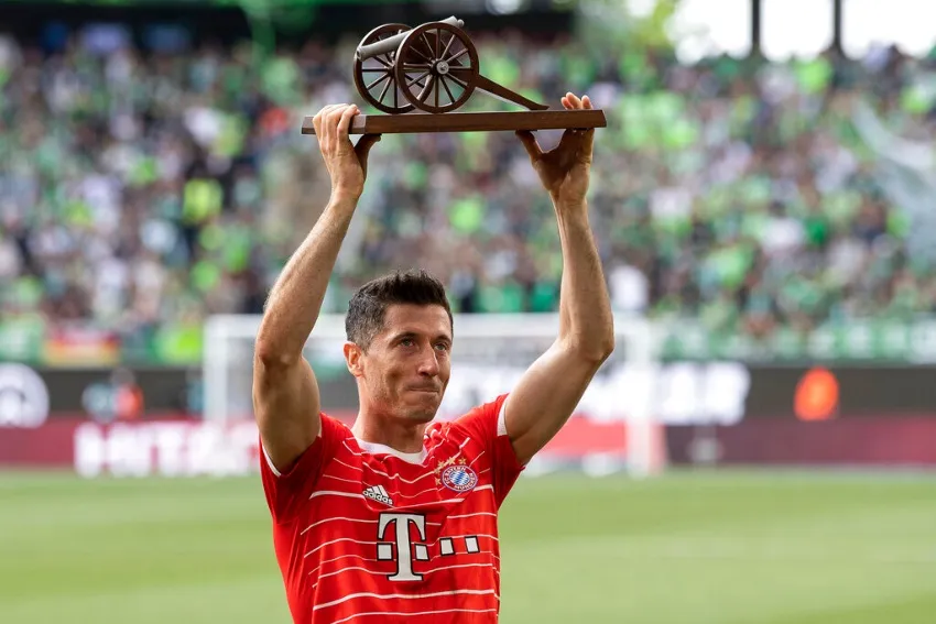 Lewandowski, goleador de la Bundesliga esta temporada