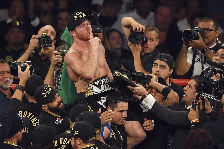 Canelo tras vencer a Golovkin