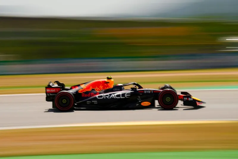 AP El automóvil de Sergio Pérez en GP España