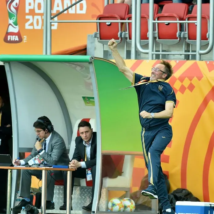 El seleccionador de Ucrania, Oleksandr Petrakov