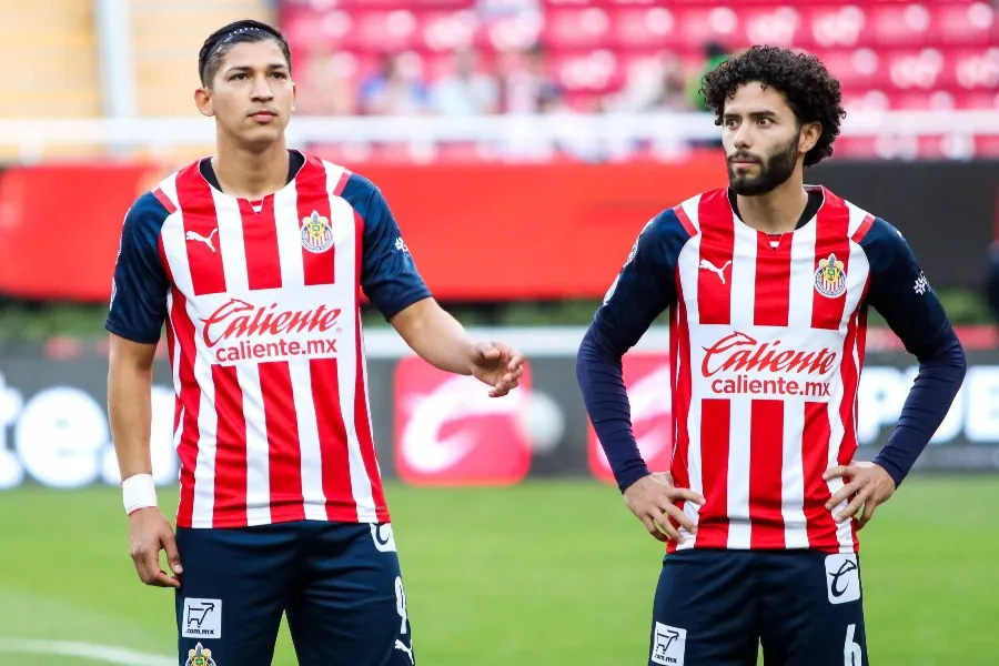 Chino Huerta junto a Ángel Zaldívar