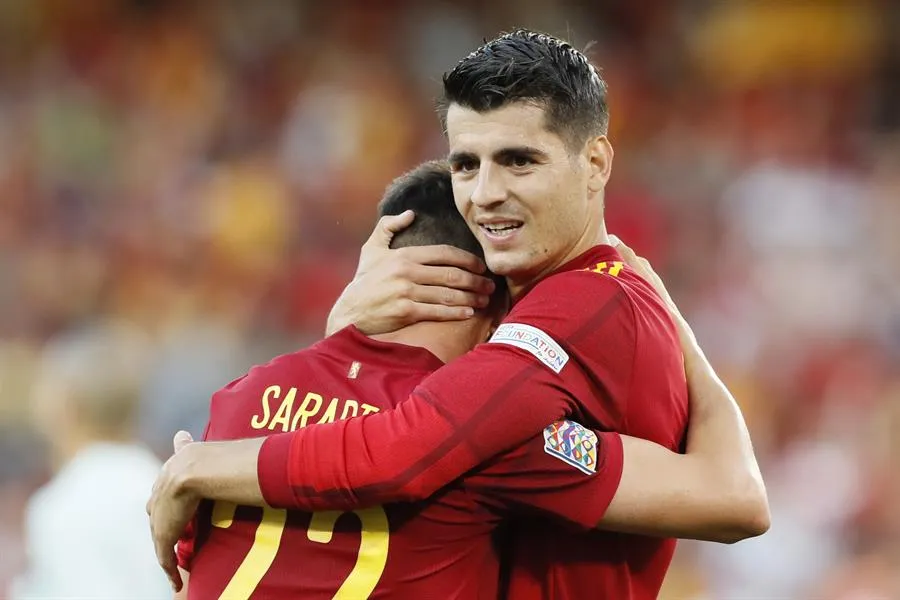 Morata puso el 1ro del partido