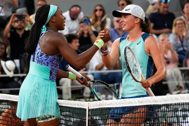 Iga Swiatek y Coco Gauff