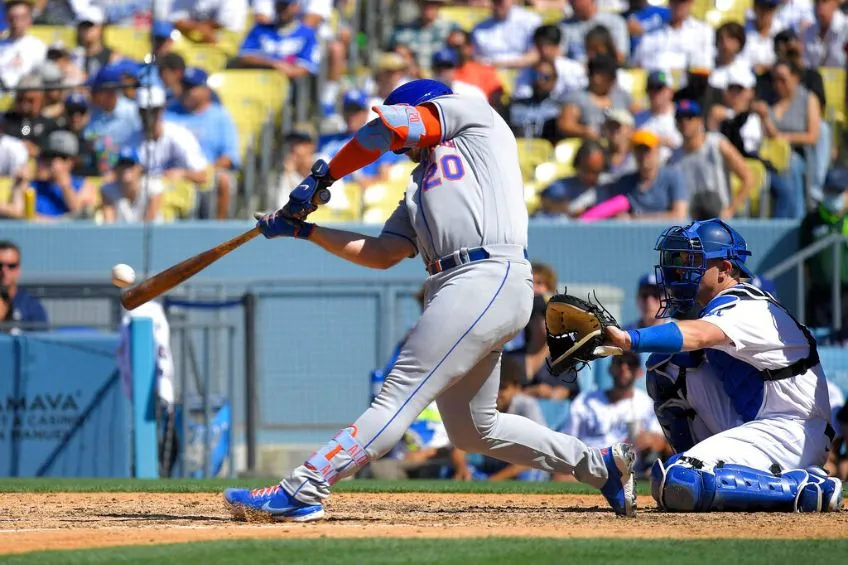 Pete Alonso durante el partido
