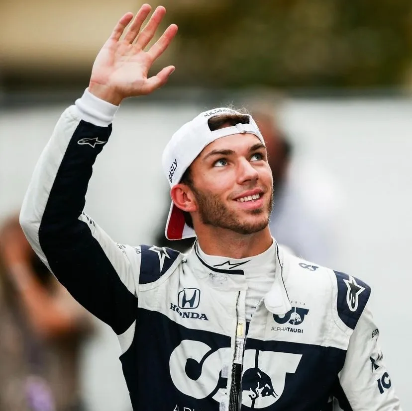 Pierre Gasly previo a una carrera en Fórmula 1