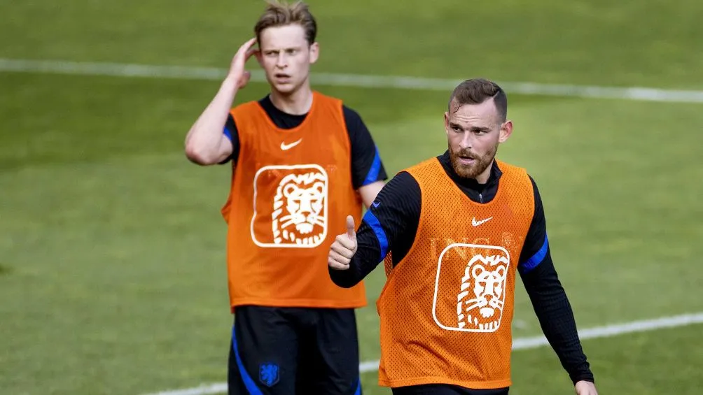 DeJong se encuentra actualmente con la selección neerlandesa