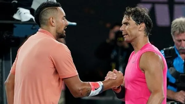 Nick Kyrgios y Rafa Nadal