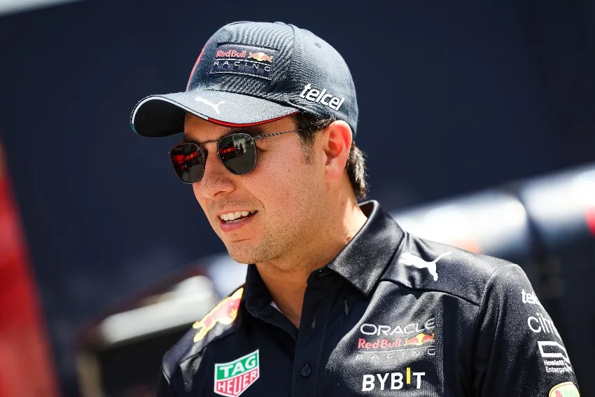 Checo Pérez en la clasificación del GP de Bakú