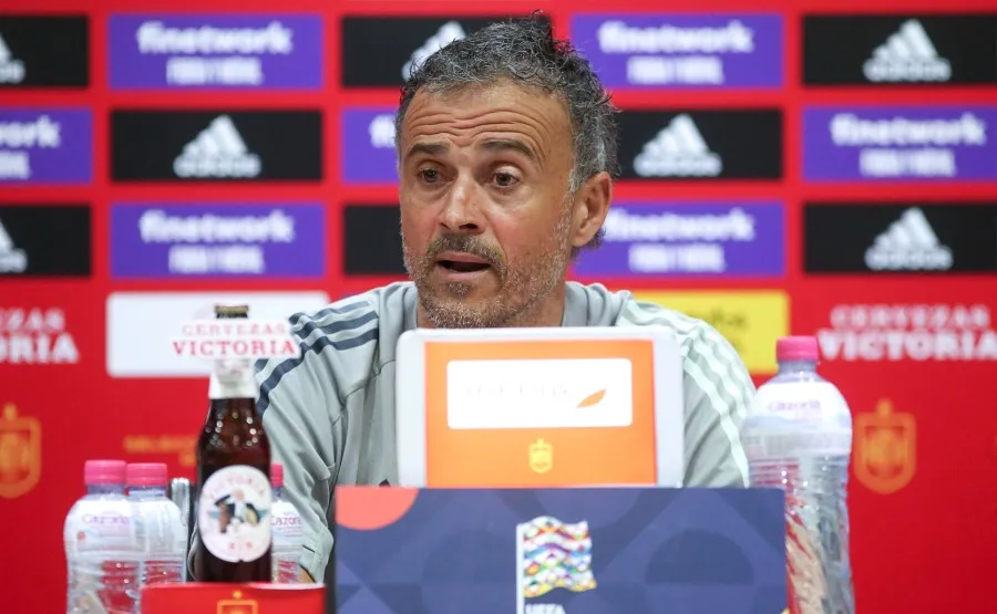 Luis Enrique en competencia