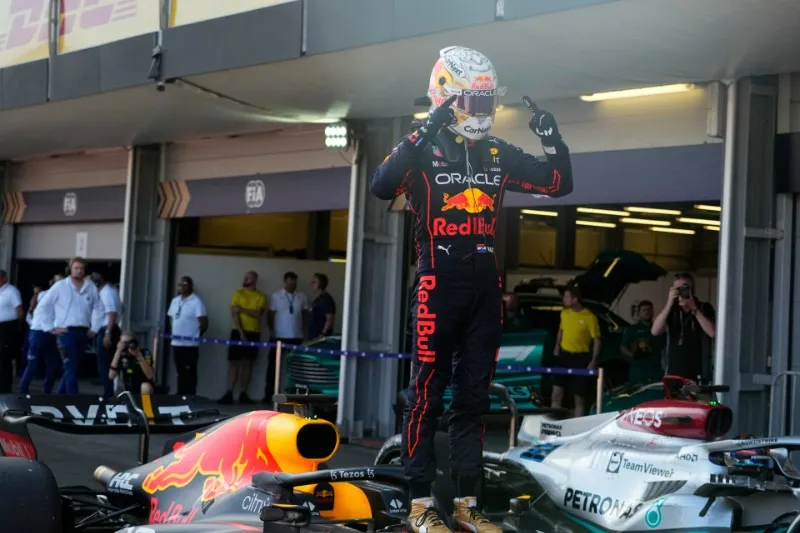 Max Verstappen al término de la carrera