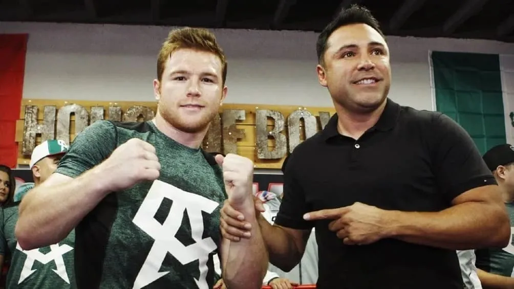 Canelo y Oscar De La Hoya juntos