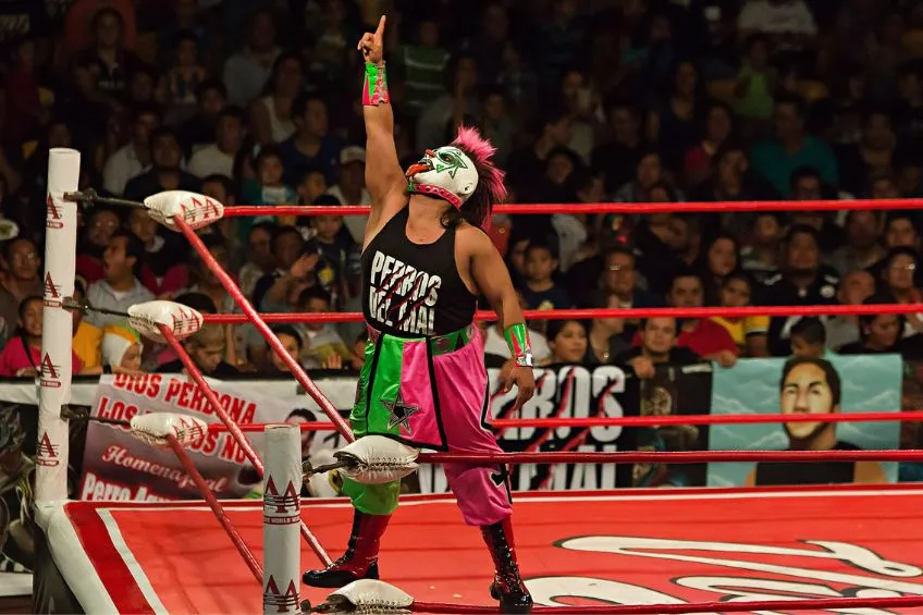 Psycho Clown previo a una lucha