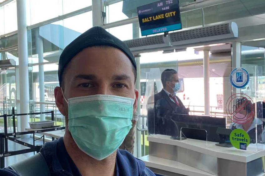 Hiram Mier en pretemporada con Chivas