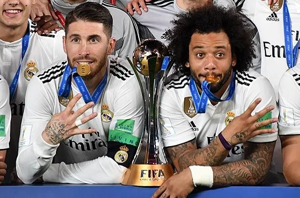 Sergio Ramos y Marcelo con su título numero 20