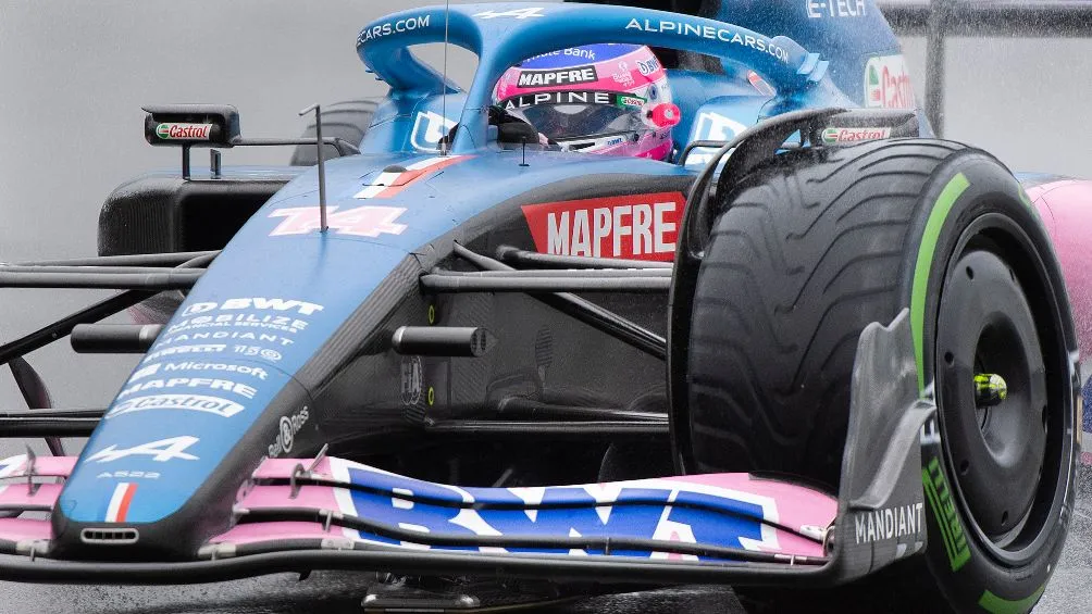 El piloto español fue castigado por zigzaguear