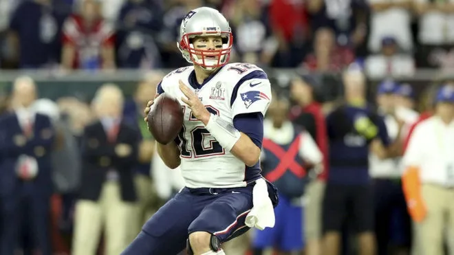 Tom Brady con los Patiots