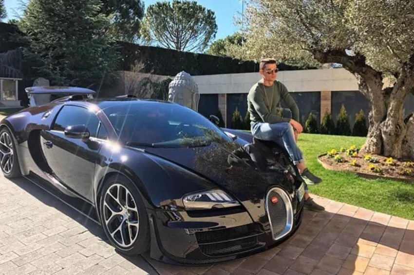 Bugatti Veyron de Cristiano Ronaldo
