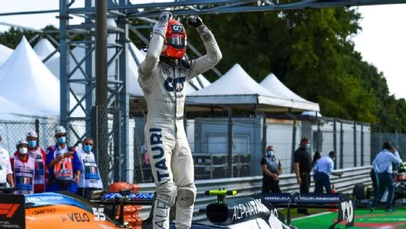 Gasly en el GP de Italia
