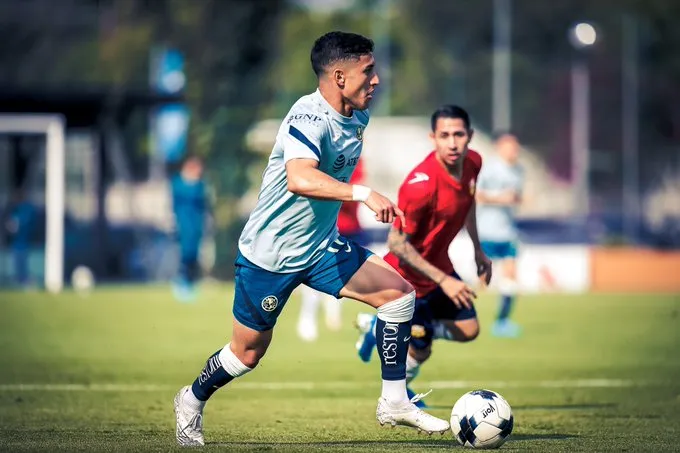 TWITTER @ClubAmerica Acción en el América vs Atlético Morelia