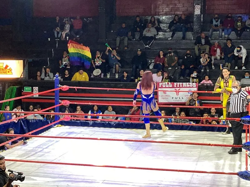 Jessy Ventura en el ring