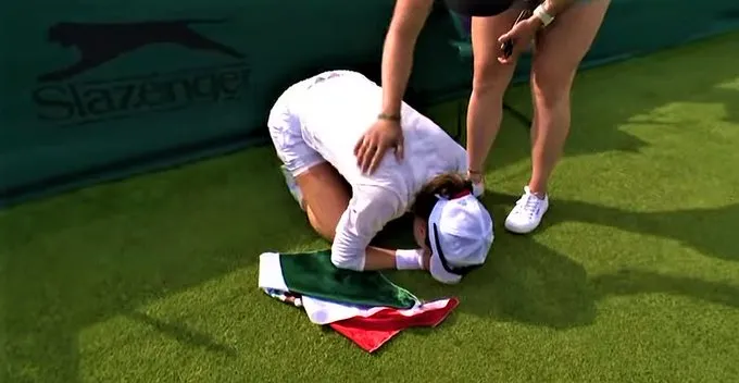 Fernanda Contreras en acción