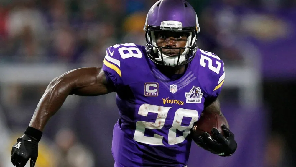 Adrian Peterson, exrunning back de los Vikings
