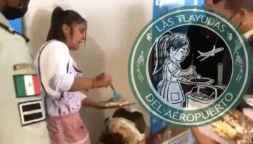 ESPECIAL Guadalupe Piña y el logo de las Tlayudas