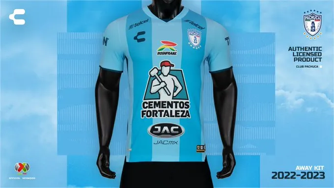 Nuevo uniforme de visitante de Pachuca