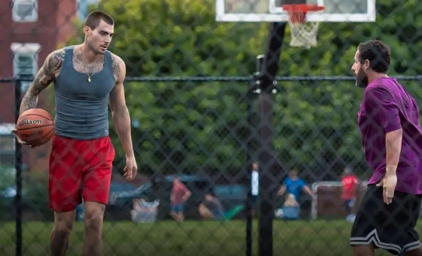 Juancho Hernangómez en la película 'Garra'