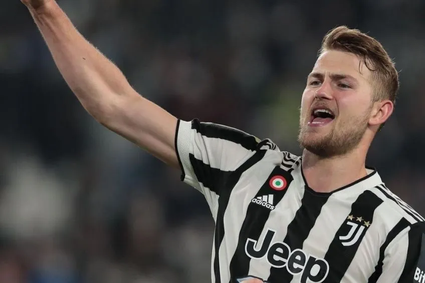 Matthijs de Ligt durante un partido de la Juventus