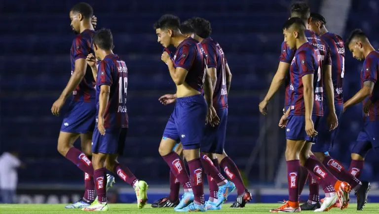 Jugadores del Atlante tras derrota ante Atlético Morelia